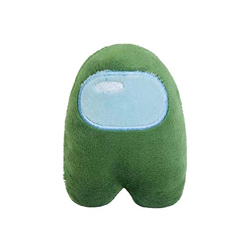 LIMOS Among Us Plush Toys,Soft Merch Plushies Cute Astronaut Stuffed Plushies Doll Gifts for Game Fans and Kids Birthday (dark green (10cm))