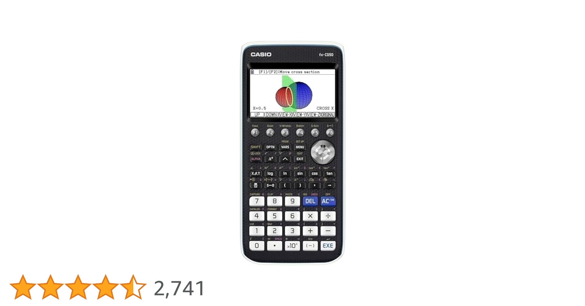 Amazon | Casio FX-CG50 グラフィック電卓 バッテリー | グラフ