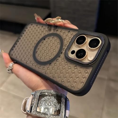 Coque iPhone 14 Plus respirante évite la surchauffe coque noire