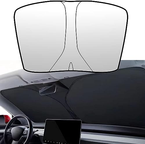 Auto Frontscheibe Sonnenschutz für Mercedes-Benz EQC, Faltbarer