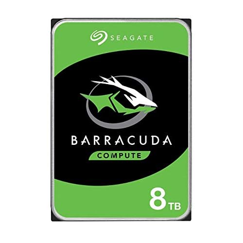 Seagate BarraCuda, 8 TB, Internal Hard Drive, SATA 6 Gbit/s, 3.5″, 5400 RPM, 256 MB Cache for Desktop PC (ST8000DM004)