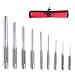 Fabcell 9 Pieces Roll Pin Punch Set - Gun Bolt Catch Roll Pin Punch Tool Kit for Automotive/Jewelers/Gunsmith/Watch Makers/Repairs and Crafts