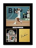 HWC Trading Martina Navratilova Cadeaux Imprim�s Photo autographe sign�e pour les fans de tennis - A4 Impression Uniquement (ID-006089)