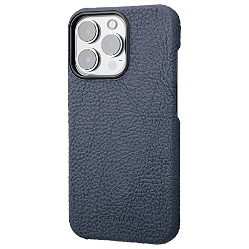 GRAMAS �O���}�X iPhone13 Pro ���U�[ �P�[�X �w�� German Shrunken-calf Genuine Leather Shell Case �ϏՌ� �r�W�l�X �M�t�g �v���[���g �J�����ی�