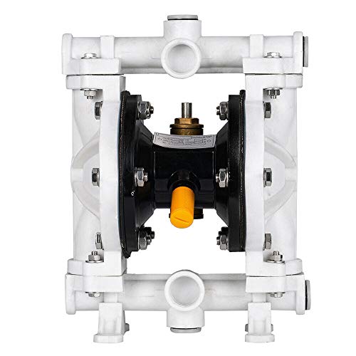 Sofedy Air Diaphragm Pump Waste Oil Pump Double Diaphragm Heavy Duty Transfer Pump 1/2" Inlet & Outlet Air Operated Pneumatic For Chemical Industrial 13Gpm #TOP1