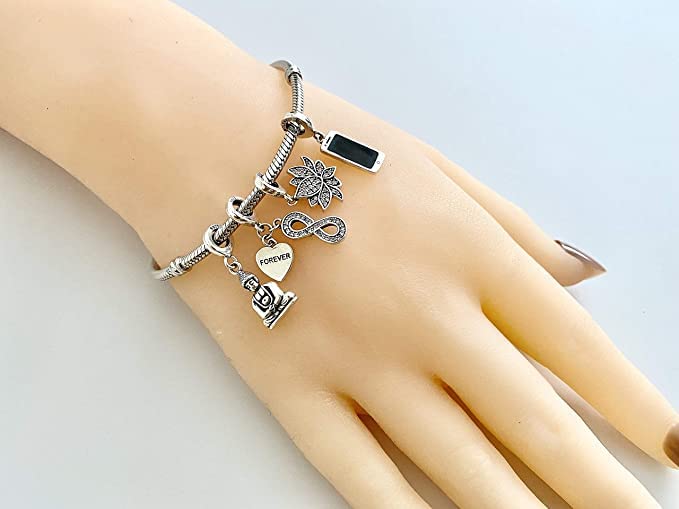 925 Sterling Silver Charm Bead fits Pandora Bracelets & Necklaces & More DIY4