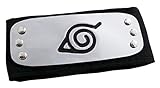 Ys&Ts Naruto Konoha Village Ninja Shinobi Cosplay Headband (Konoha, Black)