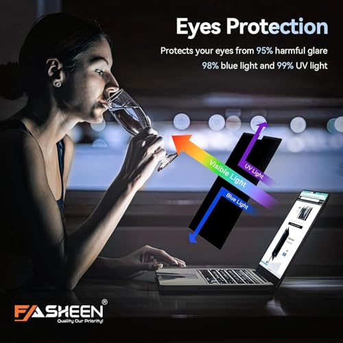 Image of FASHEEN AntiBlue Light Matte AntiGlare Screen Guard Compatible With MacBook Neo 2026 A18 Pro Chip 13 Inch A3404 Flexible Fiber 9H Hardness Screen Protector Not a Tempered Glass