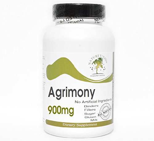 Agrimony 900mg ~ 90 Capsules - No Additives ~ Naturetition Supplements