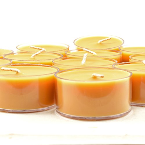 Candeo Candle Mulled Apple Cider - 12 Pack - Soy Tealight Candles - Yellow Tealight Candles - Highly Scented - Made With Soy Wax - Handmade In The Usa Fall Scents #TOP3
