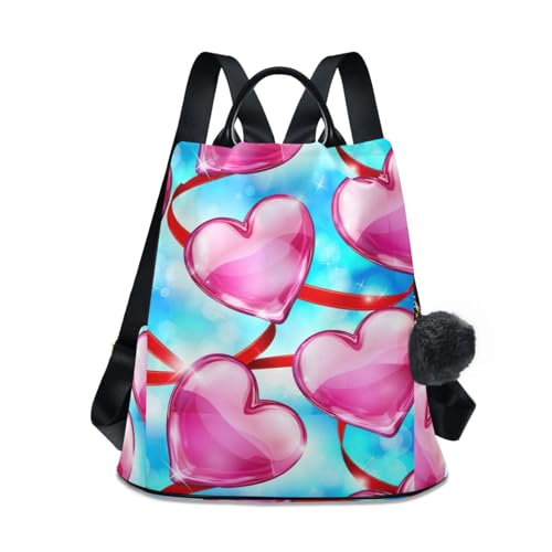 Cœurs rose brillant bleu le cadeau parfait pour marquer un anniversaire