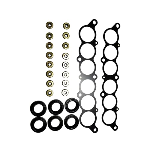Image of Engine Cylinder Valve Cover Gasket Set VS50422R MS95899 VC203 Compatible with Toyota Tacoma 1995-2004 V6 3.4L /Tundra 2000-2004 V6 3.4L /4Runner 1996-2002 V6 3.4L /Toyota T100 1995-1998 V6 3.4L