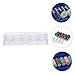 KOMBIUDA 1Pc Poker Chips Storage Case Poker Chip Organizer for Easy Travel and Tidy Storage for Game Chips and Collectors Item Container with Cover