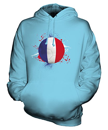 Sweat à capuche France Football pull unisexe chaud contre le froid des tribunes