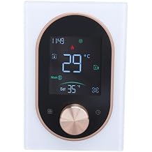 Smart Color Thermostat, APP Programmable Smart Temperature Controller with Touchscreen and Knob Control for AC Regular