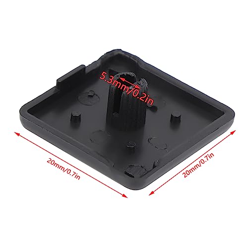 Image of 50pcs Plastic ABS Accessories End Black for EU Aluminum 2020 3030 4080 Nylon Endcap(EU Standard 2020), Other Attachments Solar Power Strip Aluminum Alloy End Plate