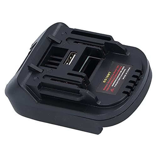 Adaptador de Bateria 18V, Desempenho Estável, Resistência à Temperatura de até 200 ° C, Saída USB 5V