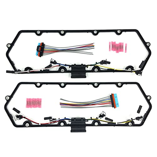 Image of Partsflow Cover Gaskets Harness &Pigtail Kit Compatible With Ford F-350 Super Duty, E-350 Econoline Club Wagon, E-350 Super Duty, F-250 Super Duty, E-350 Econoline