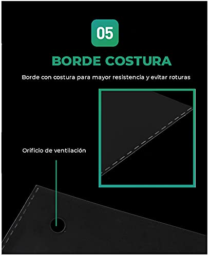 100 Bolsas de plástico transparente con cierre autoadhesivo, Bolsas medianas de plástico con costura sellada lateral y orificio de ventilación para regalos, cajas, productos, regalos, fotos.