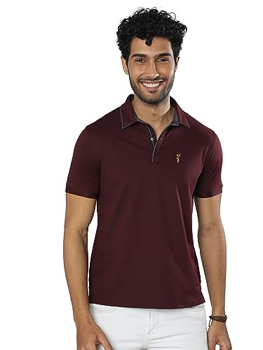 Image of STELLERS Men's Premium Softberry Pique Polo T-Shirt | Feather Touch Feel |Regular Fit| Odour Resistant| Anti-Static| Wrinkle Free | Quick Dry | Stretchable | Lightweight | Sweat-Proof