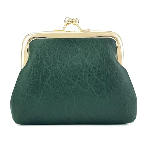 Sanxiner Cute Floral Buckle Coin Purses Vintage Pouch Kiss-lock Change Purse Wallets…, 39, Kiss Lock Coin Purse for Women