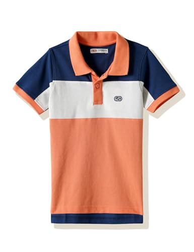 Image of Amazon Brand - Symbol Boy's Color Block Regular Fit Polo Shirt