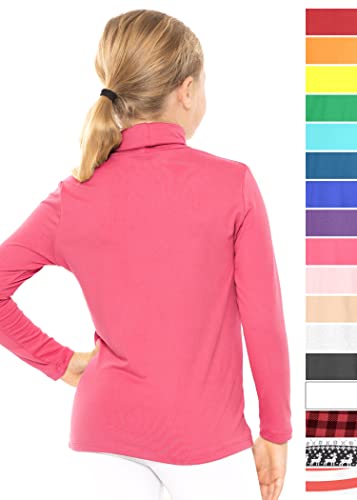 Image of STRETCH IS COMFORT Girl's Oh So Soft Long Sleeve Turtleneck | Youth Size 2-16