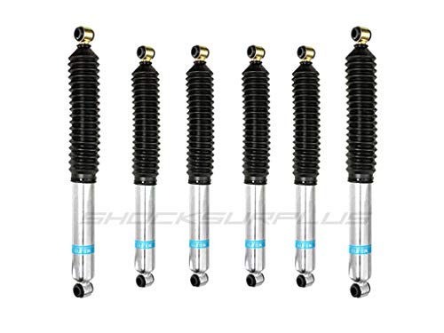 Bilstein 5100 5125 Front & Rear with 4-6in Lift Gas Shocks Set for 99-04 Ford F-250 SD 4WD