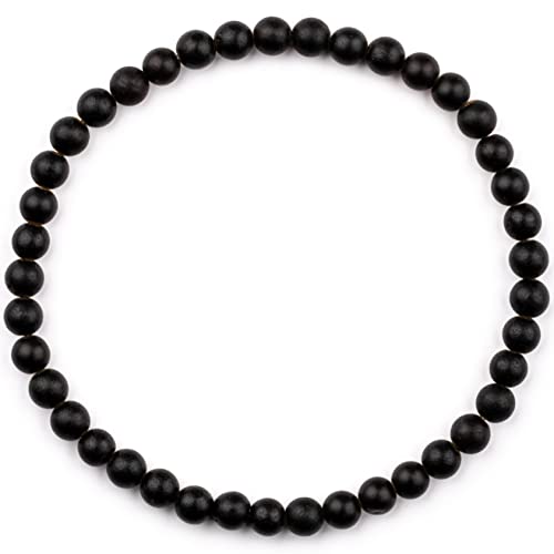 Image of Amber Culture Amber Stretch Bracelet - Handmade 5mm Beads 100% Baltic Natural Baltic Amber Stone - Unisex with Gift Box Multiple Colors