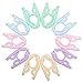 Puchin 10 PCS Travel Hangers Folding Hangers Portable Clothes Hangers Foldable, Non-Slip, Lightweight for Home and Travel