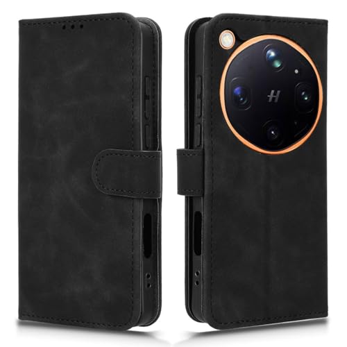Image of for Oppo Find X9 Ultra 5G Leather Case Skin Feel Anti Drop Wallet Stand Flip Phone Cover - Black