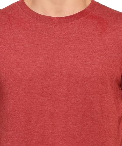 Image of Unisex Round Neck Plain T-Shirt | Combed Bio-Washed Ring Spun Cotton for Men & Women, Short Sleeves