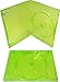 (10) Empty Standard Translucent Green Replacement Games Cases - Compatible With XBox 360 - #VGBR14XBOX