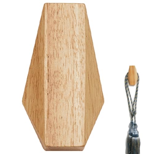 Ganchos de madera minimalistas, ganchos angulares montados en la pared | Estante de gancho de estilo japonés, percha de toalla de toalla de ropa artesanías del hogar La textura y el color de los bloqu