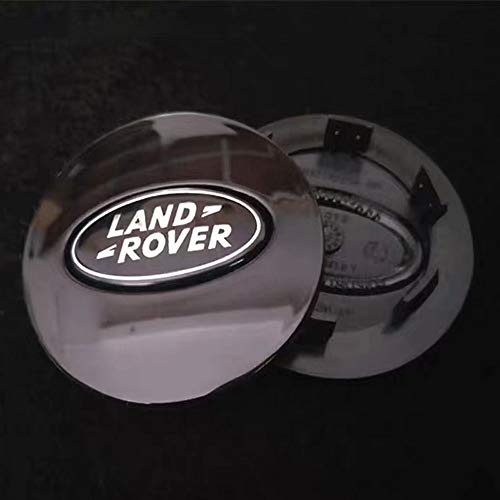 XGAGCF Auto Cache Moyeux Jante Centre Capuchons Alliage Roues Centre Badge Caps Enjoliveurs, pour Land Rover 62mm 71.5mm Voiture Décoration Emblem Accessoires Cover