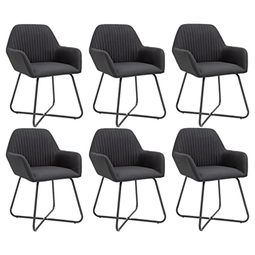 VidaXL Juego De Sillas De Comedor De 4 Piezas, Sillas De Estilo Rústico De Diseño Clásico Con Respaldos Cuadrados Y Asientos Acolchados De Terciopelo, Construcción De Madera De Caucho Maciza, Color