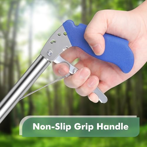 BSROBOTIC Pinça de cobra profissional de liga de alumínio de 152 cm, ferramenta de manuseio de mandí