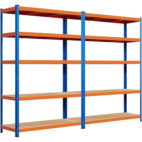 Yaheetech Set 2 Estanterías Industriales 180x120x45cm
