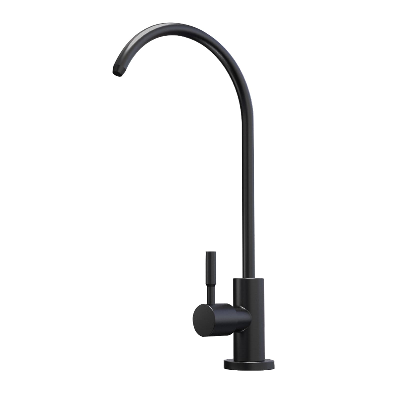 WDSOPK faucet Filter Drinking Water Faucet Tap, Kitchen Sink Taps, Stainless Steel 1/4,Black (Black A)