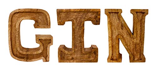 Image of HoitoDeals Wooden Hand Carved Embossed Letters Words For Scrapbook Art Craft Decoration
