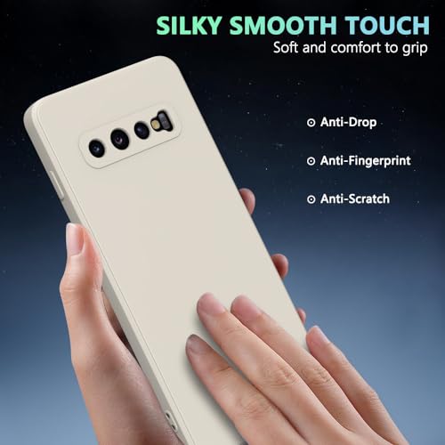 Image of for Samsung Galaxy S10 Plus Case White, Scratch Resistant with Soft Touch, Slim Thin Phone Cover for Samsung Galaxy S10 Plus