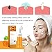 JISKG 2 Pcs Turmeric Facial Cleanser, Glow Wash Turmeric Face Wash With Brush, Deep Cleansing Exfoliating for Women All Skin.