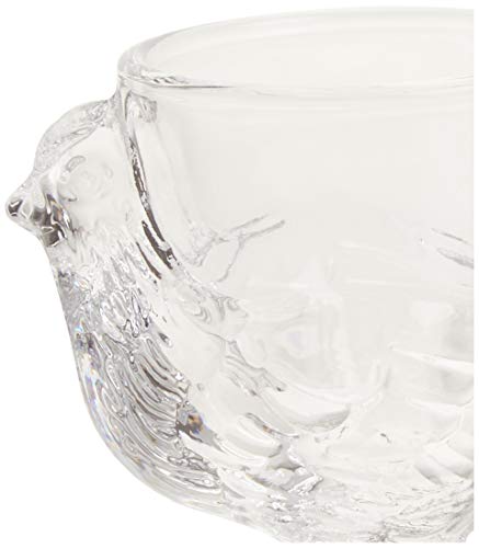 Abbott Collection Glass Chicken Egg Cup
