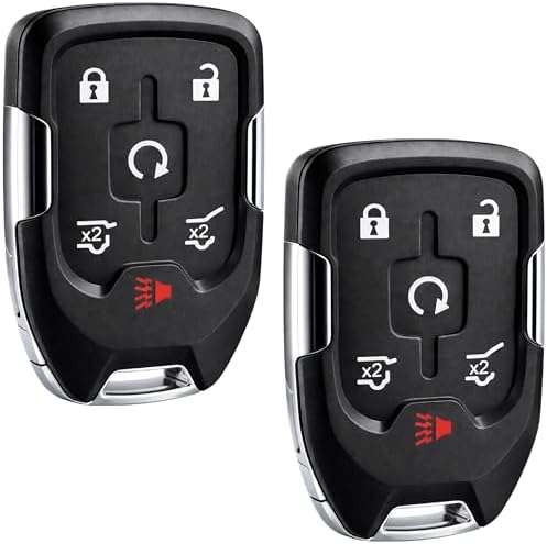 USARemote Smart Key Fob Keyless Entry Remote fits 2015-2020 Chevy SuburbanTahoeGMC Yukon Yukon XL (HYQ1AA, 13580802), Set of 2.