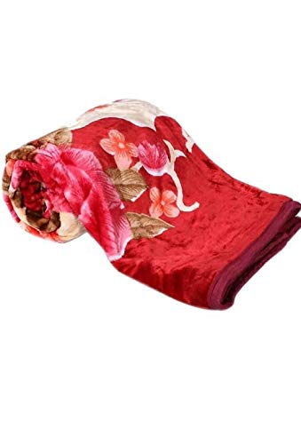 ELSTONE HOME Printed Mink Luxury Double Ply Blanket DoubleBed Ultra Soft for Heavy Winters Multicolor (Color and Design May be Vary)