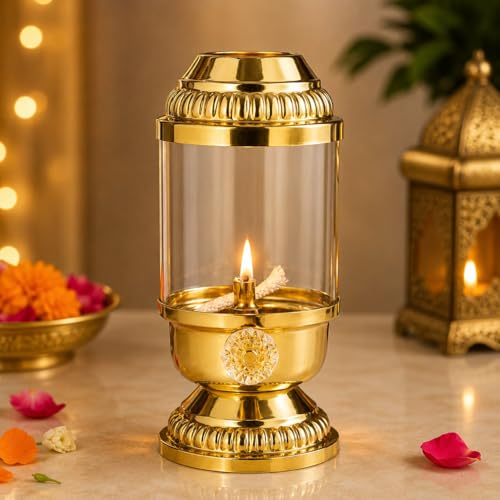 Buy Sanvi Handicraft Akhand Jyot Diya Large Size - Image 2