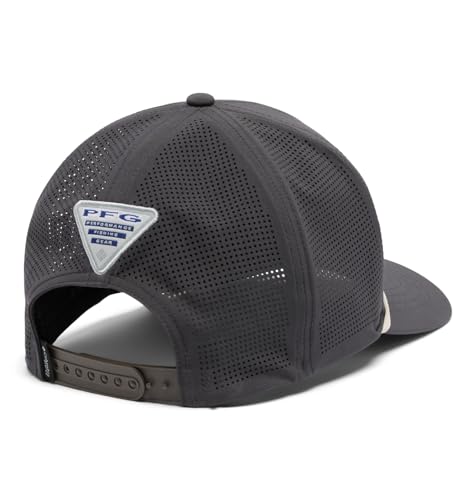 Image of Columbia Unisex Tidal Pursuit 3D Stretch Snap Back, Shark /Fish Circle Red Fish, One Size