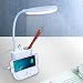 Produktbild DULIMEI Touch Dimmbare LED-Schreibtischlampe USB-Aufladung Geeignet Für Kinder Lesen Lernen Nacht Schlafzimmer Wohnzimmer Multifunktionslampe Schutzbrille,White