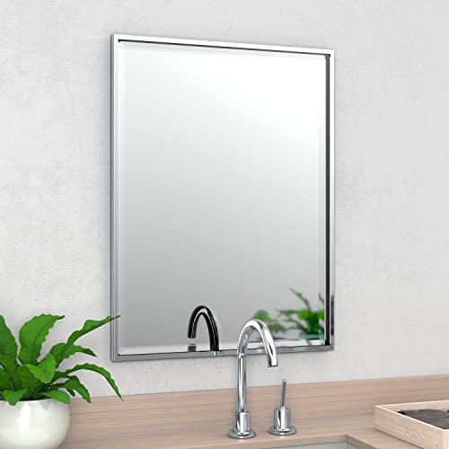 Gatco 1822 Flush Mount Mirror, 32.5" H X 24.5" W, Chrome #TOP5