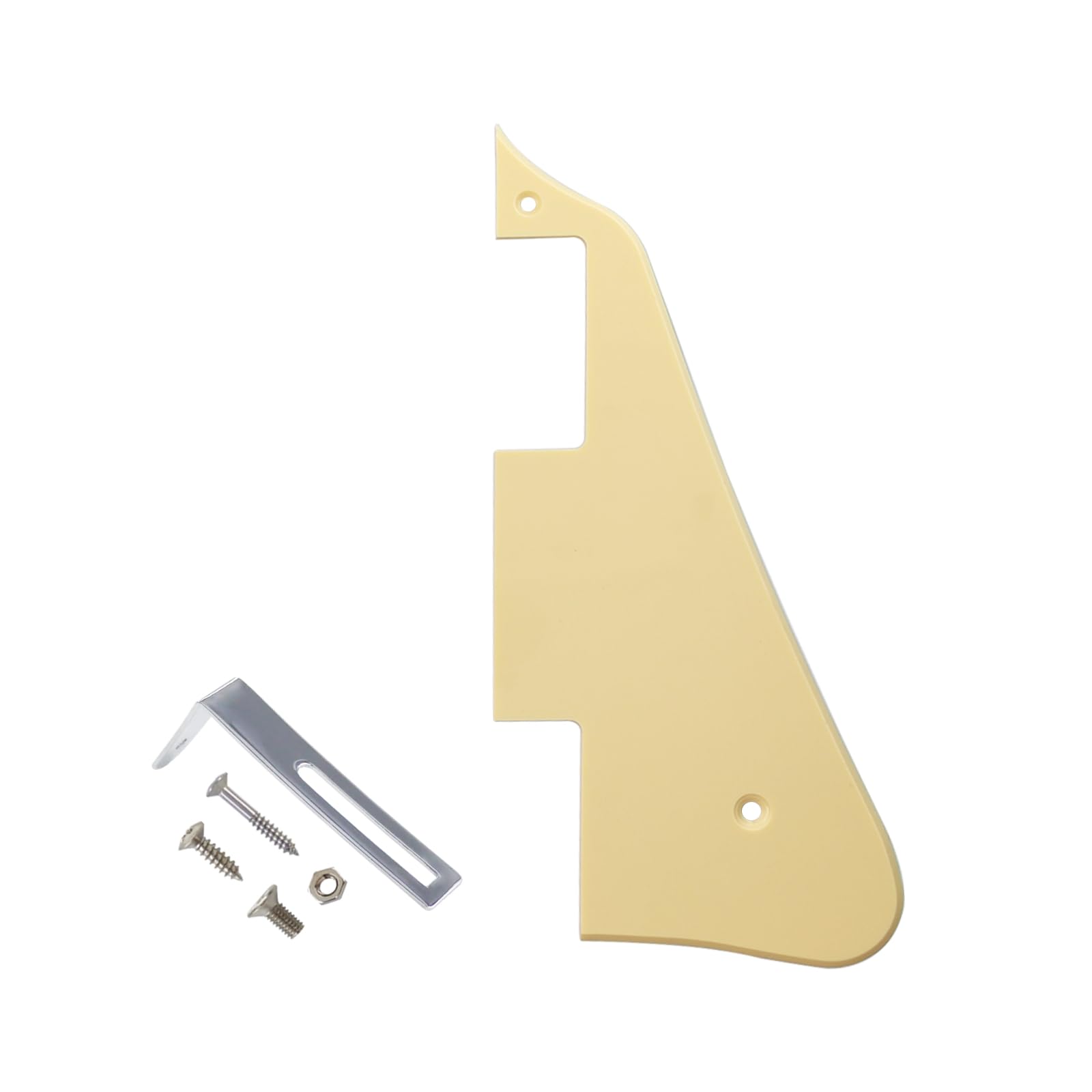 Electric Guitar Pickguard for Gibson Les Paul, Cream 1Ply